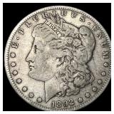 1892-S Silver Morgan Dollar LIGHTLY CIRCULATED