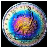 1877-S Toned Silver Trade Dollar HIGH GRADE