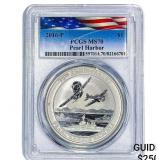 2016 $1 Pearl Harbor PCGS MS70
