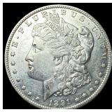 1891-O Silver Morgan Dollar CHOICE AU