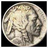 1915-D Buffalo Nickel NEARLY UNCIRCULATED