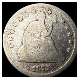 1877 Seated Liberty Quarter NICELY CIRCULATED