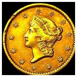 1851 Gold $1 Liberty Head NEARLY UNCIRCULATED