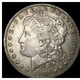 1901-O Silver Morgan Dollar CHOICE AU