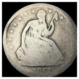 1861 Seated Liberty Half Dollar NICELY CIRCULATED