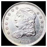 1836 Silver 5C Capped Bust Half Dime  UNCIRCULATE
