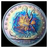 1873 Arrows Seated Liberty Half Dollar  CLOSELY U
