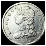 1834 Capped Bust Silver Quarter CLOSELY  UNCIRCUL