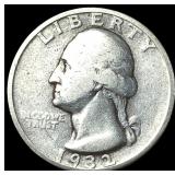 1932-D Silver Washington Quarter LIGHTLY CIRCULATE