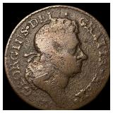 1743 Ireland Halfpenny LIGHTLY CIRCULATED