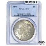 1896 Morgan Silver Dollar PCGS MS62