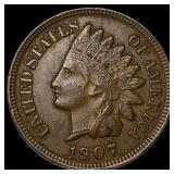1907 Indian Head Cent CLOSELY UNCIRCULATED