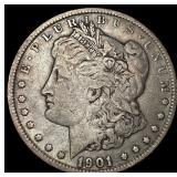 1901 Morgan Silver Dollar NEARLY UNCIRCULATED