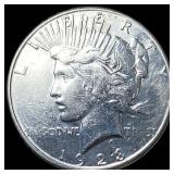 1923-S Silver Peace Dollar NEARLY UNCIRCULATED