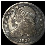1833 Capped Bust Dime NICELY CIRCULATED