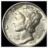 1939-S Silver Mercury Dime CLOSELY UNCIRCULATED