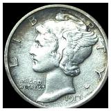 1917-S Silver Mercury Dime CLOSELY UNCIRCULATED
