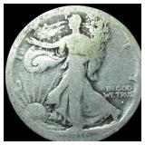 1916-S Silver Walking Liberty Half Dollar NICELY C