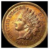 1864 Bronze Indian Head Cent CLOSELY UNCIRCULATED