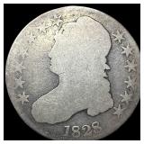 1828 Silver Capped Bust Half Dollar NICELY  CIRCU