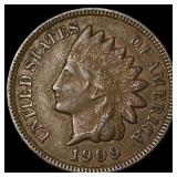 1909 Indian Head Cent NEARLY UNCIRCULATED