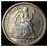 1888 Seated Liberty Dime NEARLY UNCIRCULATED