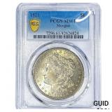 1921 Morgan Silver Dollar PCGS MS61