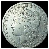 1892-S Silver Morgan Dollar NEARLY UNCIRCULATED