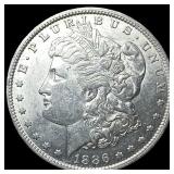 1886-O Silver Morgan Dollar CHOICE AU