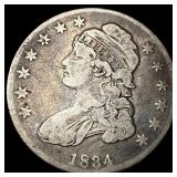 1834 Capped Bust Half Dollar LIGHTLY CIRCULATED