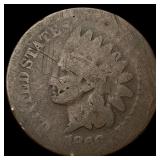 1866 Indian Head Cent NICELY CIRCULATED