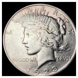 1923 Silver Peace Dollar NEARLY UNCIRCULATED