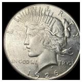 1926-S Silver Peace Dollar CLOSELY UNCIRCULATED