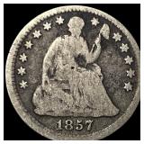 1857 Seated Liberty Half Dime NICELY CIRCULATED