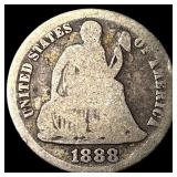 1888-S Silver Seated Liberty Dime NICELY CIRCULATE