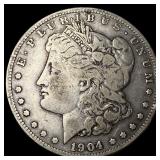 1904-S Silver Morgan Dollar LIGHTLY CIRCULATED