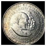 1952 Silver Half Dollar Booker T. Washington & Geo