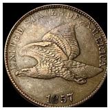 1857 Flying Eagle Cent CLOSELY UNCIRCULATED