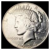 1934-D Silver Peace Dollar UNCIRCULATED