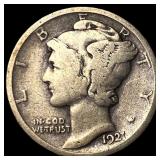 1921 Mercury Dime NICELY CIRCULATED
