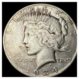 1934 Peace Silver Dollar LIGHTLY CIRCULATED