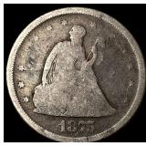 1875-S Silver Twenty Cents NICELY CIRCULATED