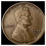 1915-D Lincoln Wheat Cent NEARLY UNCIRCULATED