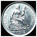 1872-S Silver Half Dime CHOICE AU