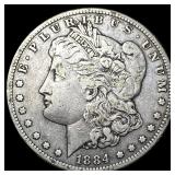 1884 Silver Morgan Dollar NEARLY UNCIRCULATED
