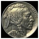 1937-F Nickel Five Cents (Buffalo Nickel) CLOSELY