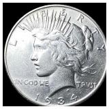 1934 Silver Peace Dollar CLOSELY UNCIRCULATED