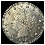 1883 Liberty Head Nickel No Cents UNCIRCULATED