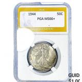 1944 Walking Liberty Half Dollar PGA MS66+
