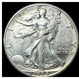 1934-S Silver Walking Liberty Half Dollar CLOSELY
